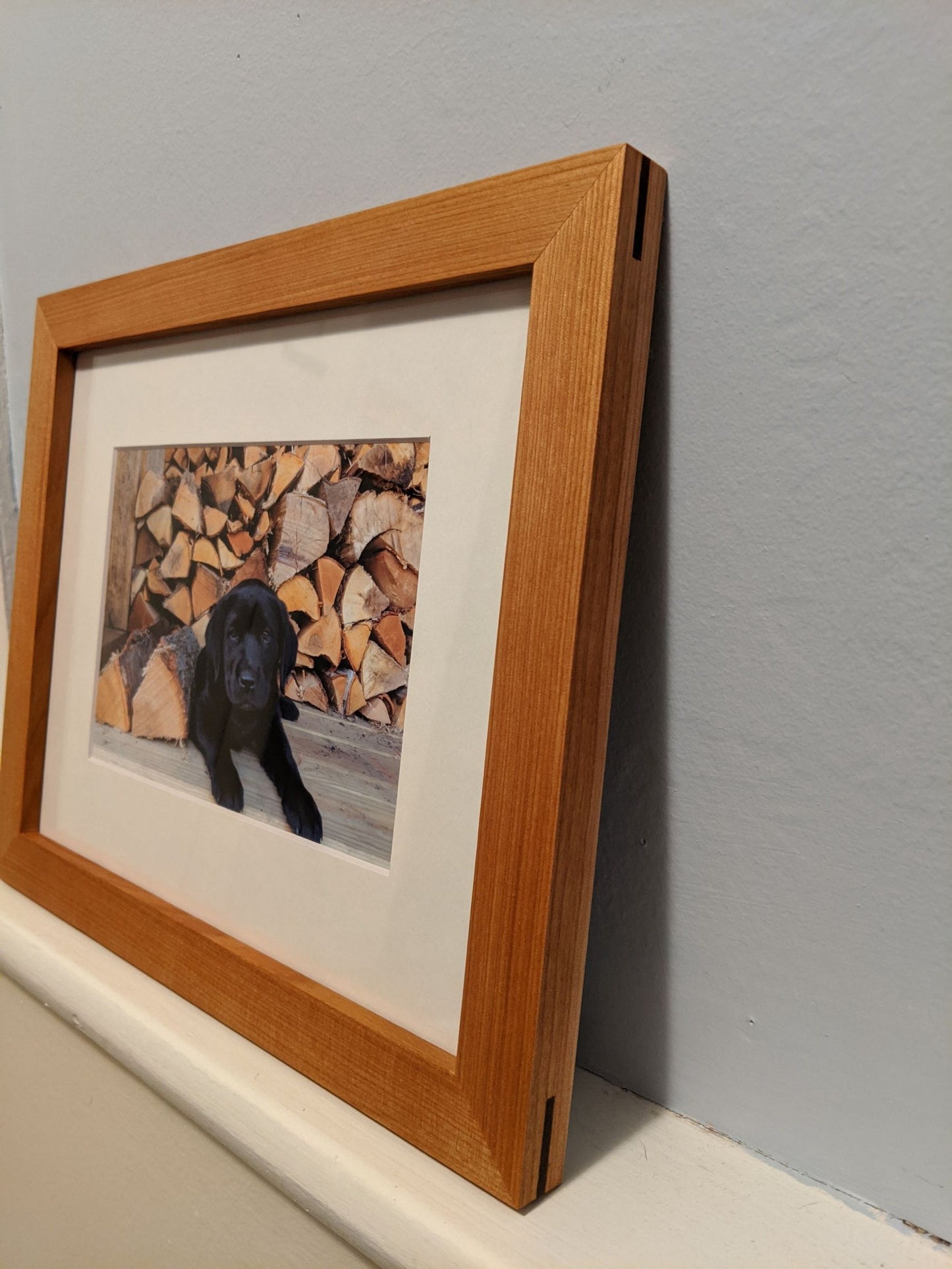 Hickory Hardwood Gallery Frame - Minimalist Profile - Picture Frame | Natural Wood Frame