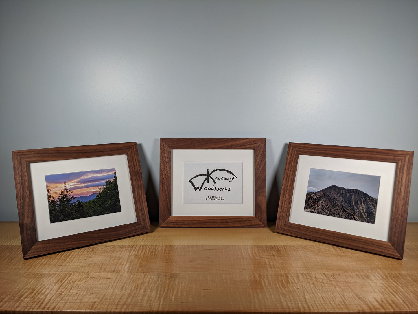 Walnut Hardwood Gallery Frame - Picture Frame | Natural Wood Frame