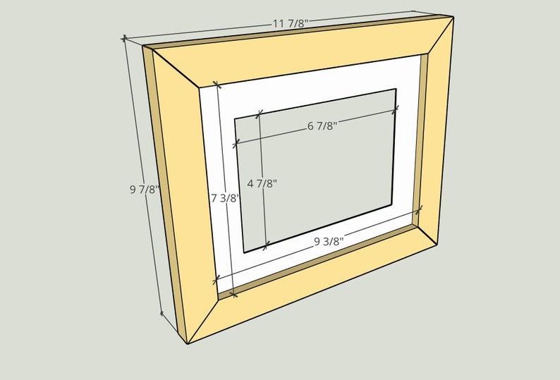 Walnut Hardwood Gallery Frame - Picture Frame | Natural Wood Frame