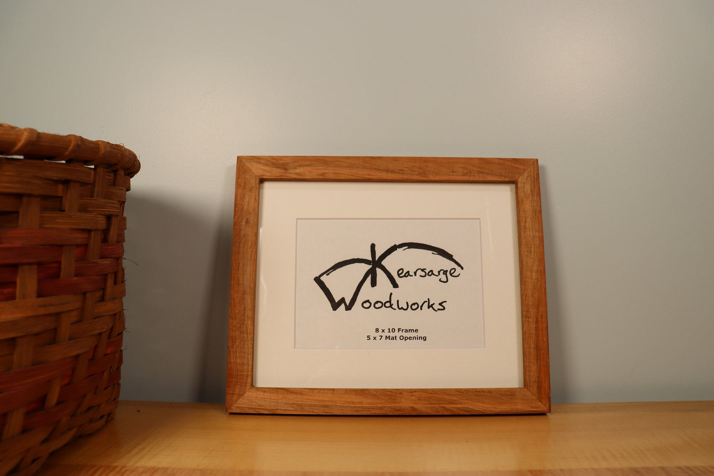 Dark Maple Gallery Frame - Minimalist Profile - Picture Frame | Natural Wood Frame