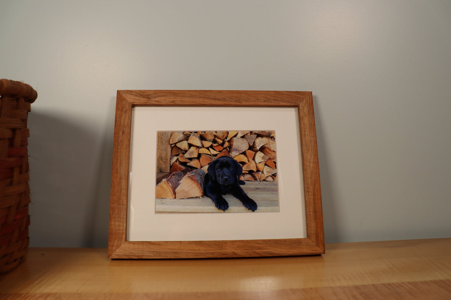 Dark Maple Gallery Frame - Minimalist Profile - Picture Frame | Natural Wood Frame