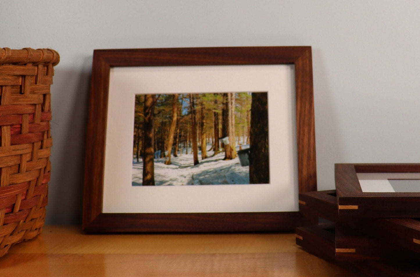 Walnut Picture Frame - Minimalist Profile