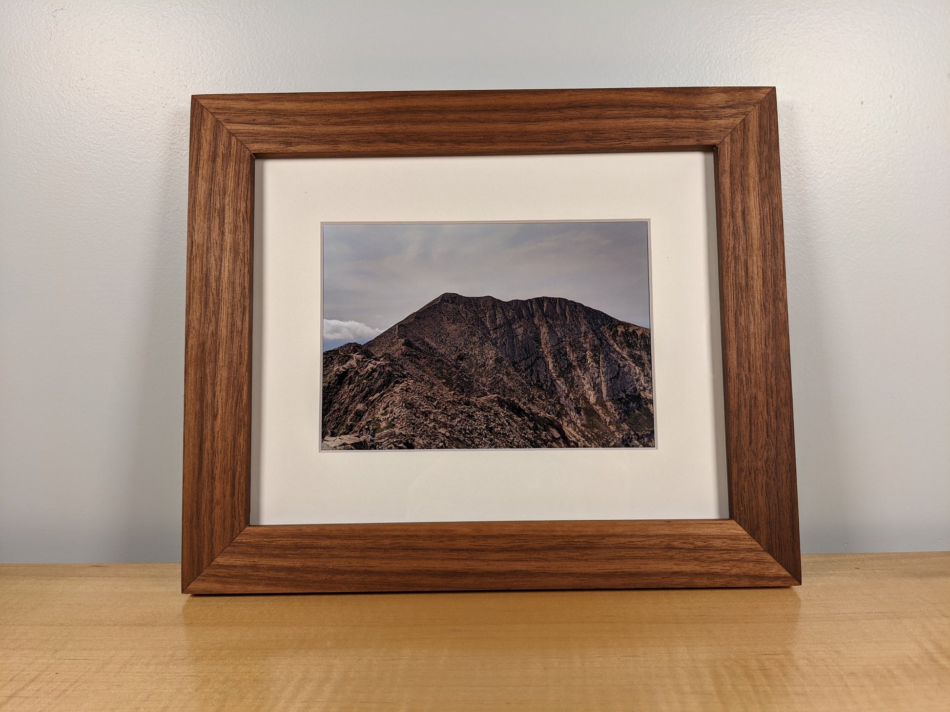 16x20 Black Walnut Gallery Frame, Matted to 11x14, Thin, Simple, UV Museum  Quality Acrylic, Conservation Matboard 