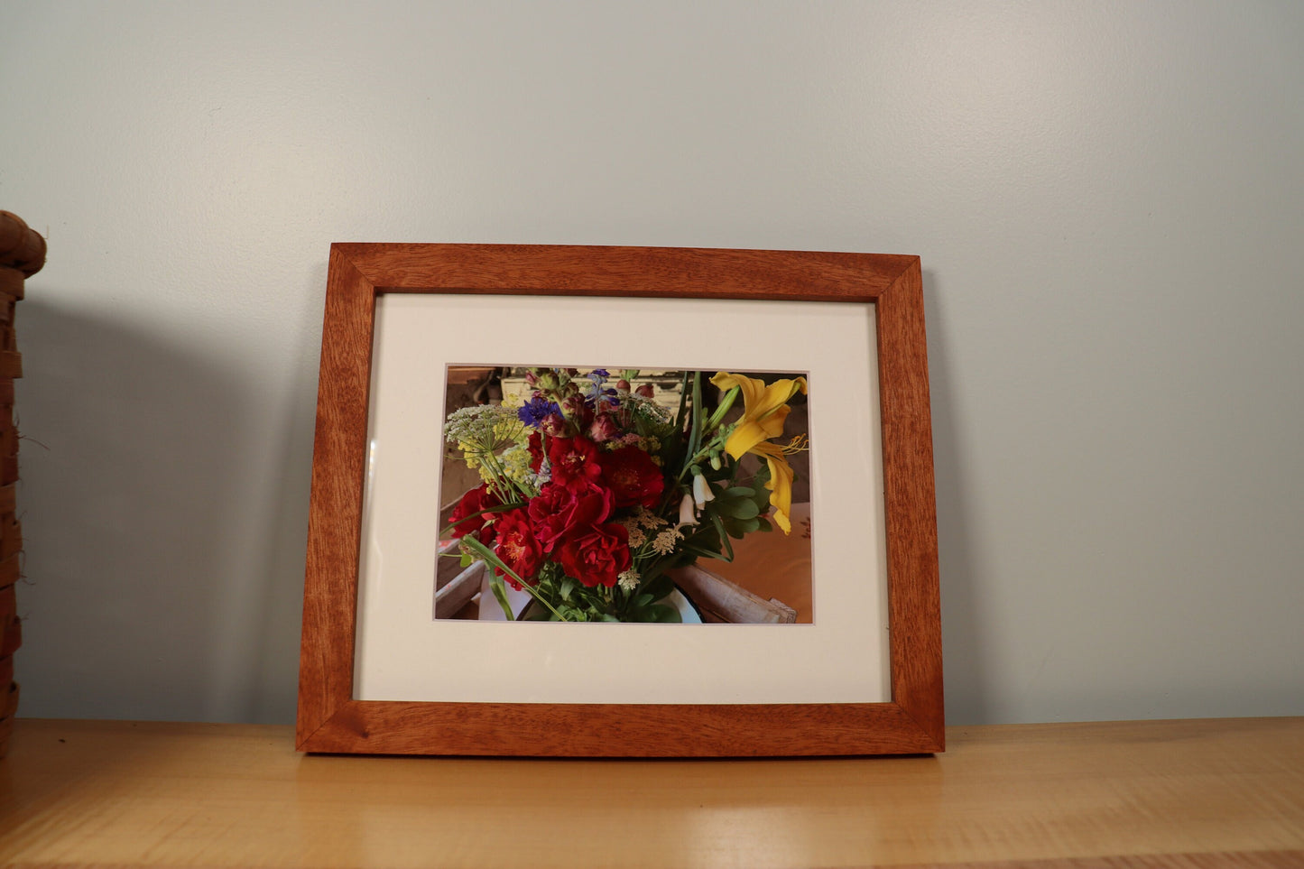 Mahogany Gallery Frame - Minimalist Profile - Picture Frame | Natural Wood Frame