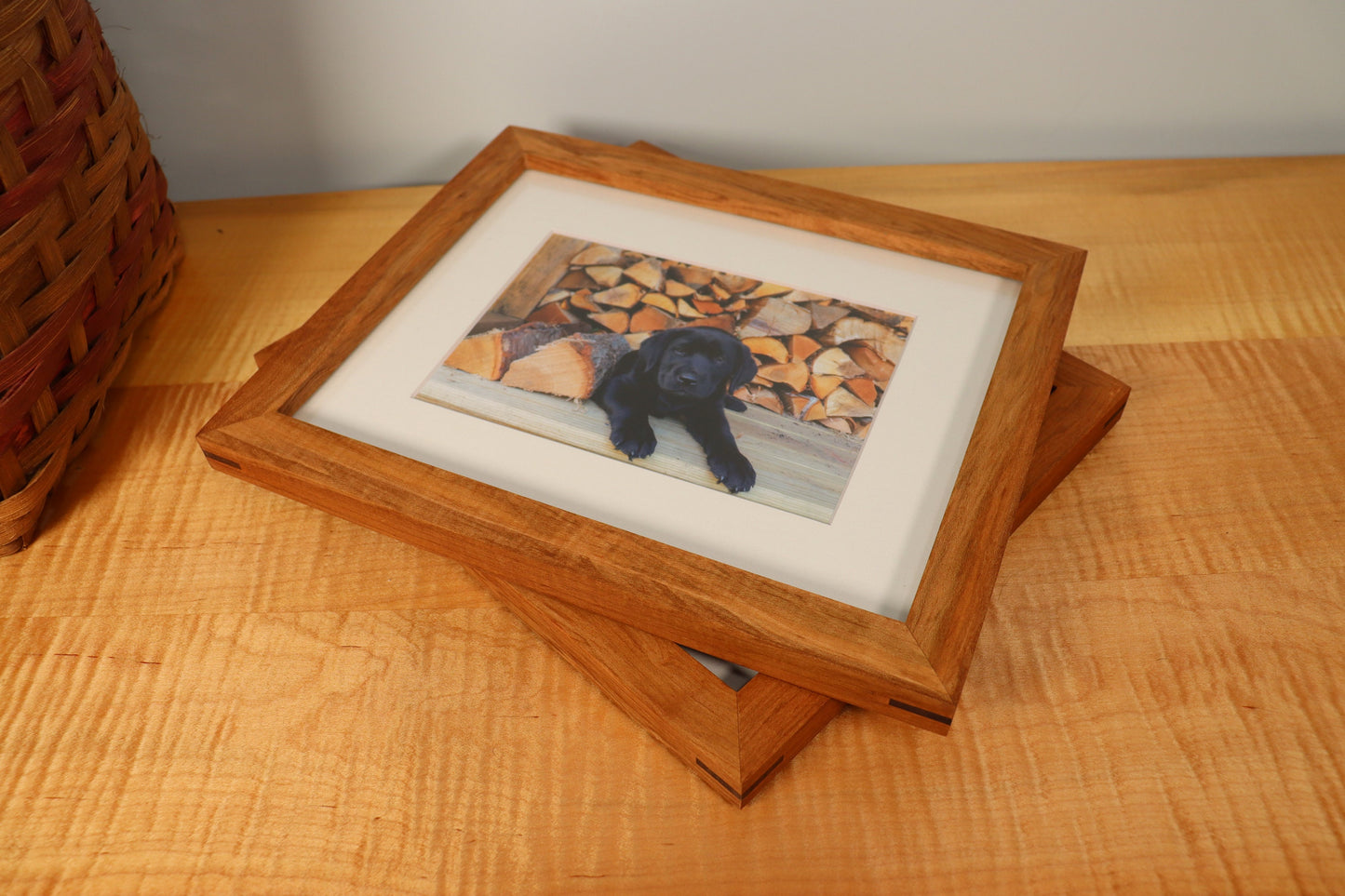 Dark Maple Gallery Frame - Minimalist Profile - Picture Frame | Natural Wood Frame